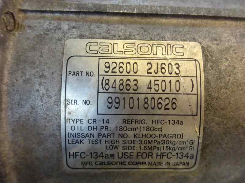 COMPRESOR AIRE ACONDICIONADO NISSAN PRIMERA 2.0 TD MT 90CV | 66KW