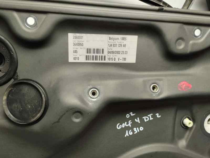 ELEVALUNAS DELANTERO IZQUIERDO VOLKSWAGEN GOLF 1.9 TDI 4MOTION MT 100CV