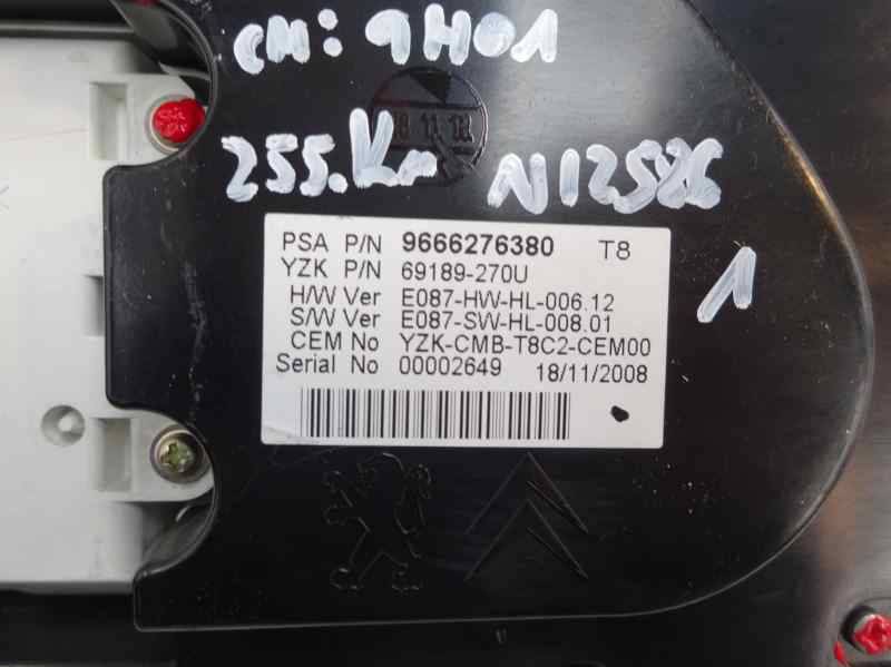 CUADRO INSTRUMENTOS PEUGEOT 3008 2009 1.6 HDI MT 110CV