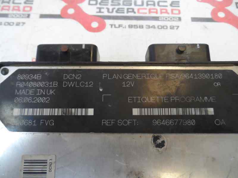 CENTRALITA MOTOR UCE CITROEN XSARA 1.9 D MT 71CV