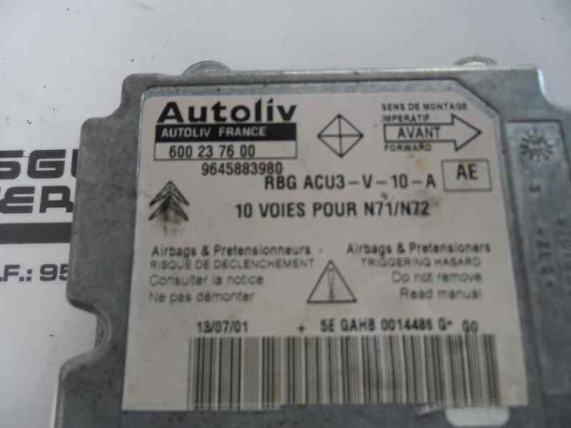 CENTRALITA AIRBAG CITROEN XSARA 2001 1.9 D MT 70CV