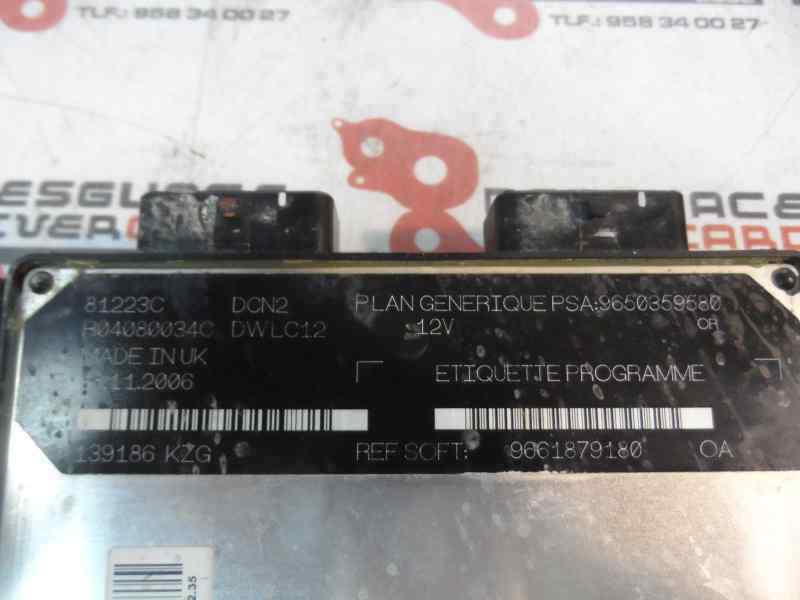 CENTRALITA MOTOR UCE CITROEN BERLINGO 1.9 D MT 69CV