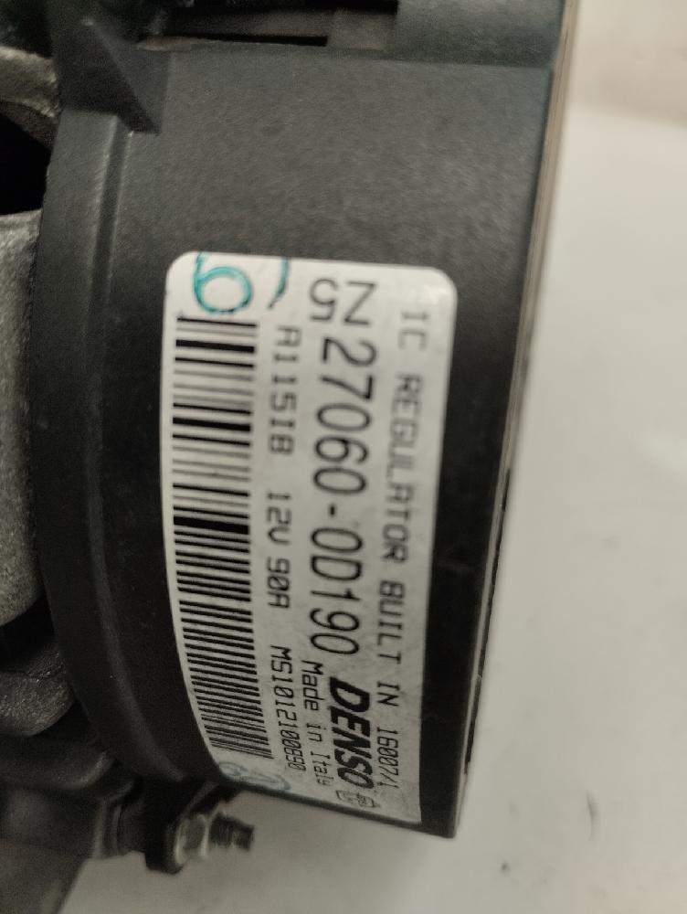 ALTERNADOR TOYOTA AURIS 1.4 MT 97CV | 71KW