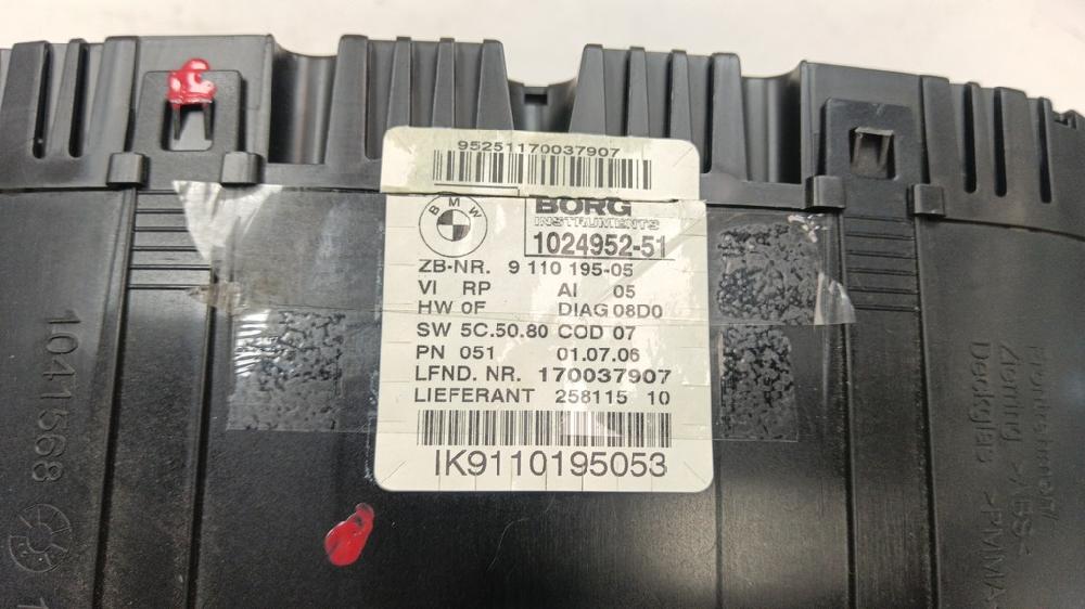 CUADRO INSTRUMENTOS BMW SERIE 1 2.0 MT 122CV | 90KW