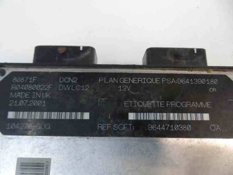 CENTRALITA MOTOR UCE PEUGEOT 306 1.9 MT D 69CV