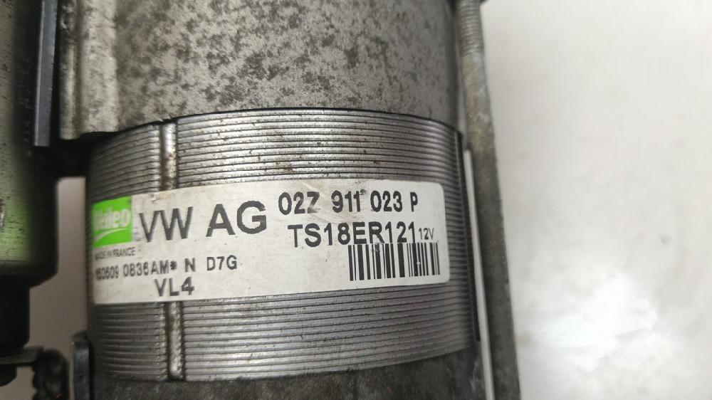 MOTOR ARRANQUE VOLKSWAGEN JETTA 2010 1.6 TDI MT 105CV