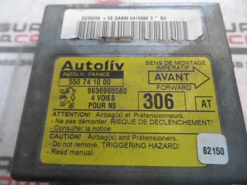 CENTRALITA AIRBAG PEUGEOT 306 2.0 MT HDI 90CV