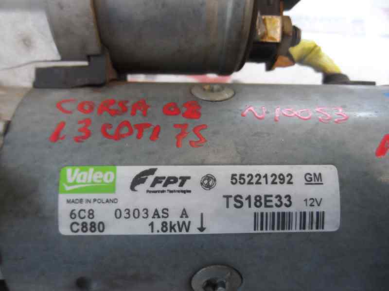 MOTOR ARRANQUE OPEL CORSA 1.3 CDTI ECOFLEX MT 75CV