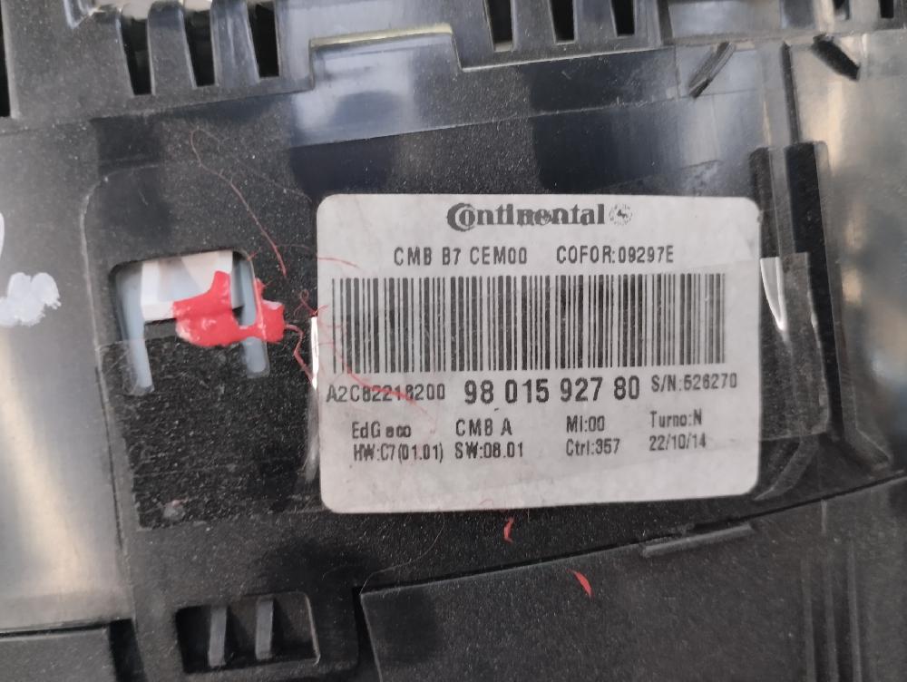 CUADRO INSTRUMENTOS CITROEN C4 2014 1.4 MT 95CV