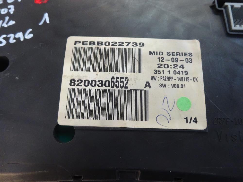 CUADRO INSTRUMENTOS RENAULT MEGANE 2003 1.6 MT 113CV