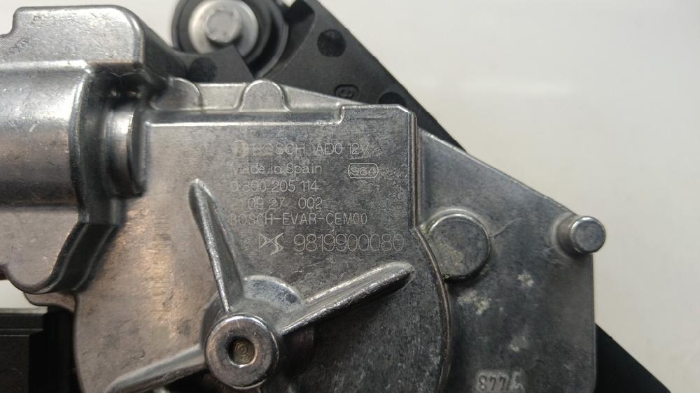 MOTOR LIMPIA TRASERO PEUGEOT 208 1.5 MT 102CV | 75KW