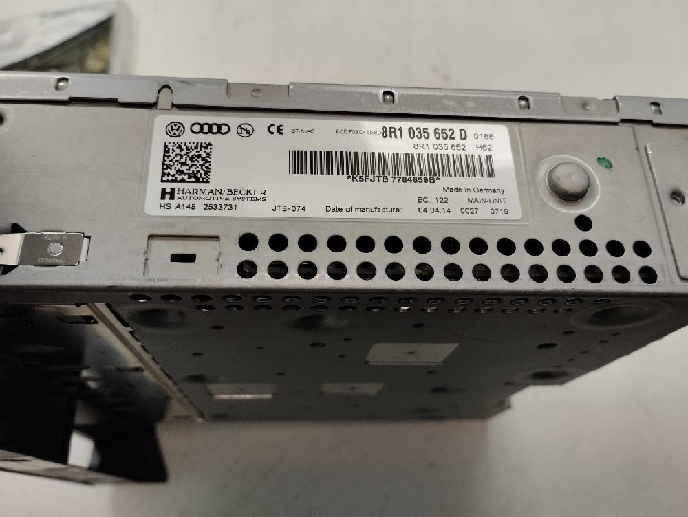 SISTEMA AUDIO RADIO CD AUDI Q5 2.0 TDI MT QUATTRO 177CV
