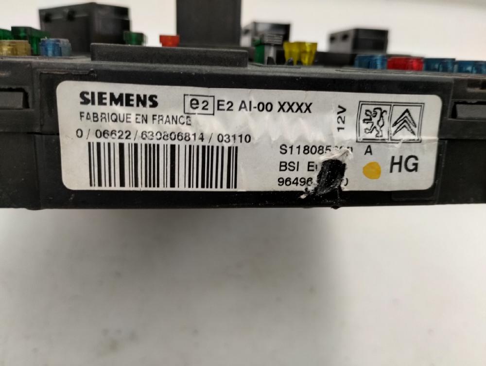 CAJA RELES FUSIBLES CITROEN XSARA PICASSO 2.0 MT 90CV | 66KW