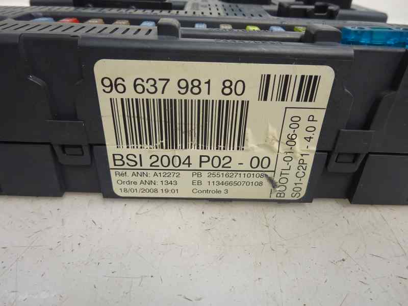 CAJA RELES FUSIBLES PEUGEOT 308 1.6 HDI MT 90CV