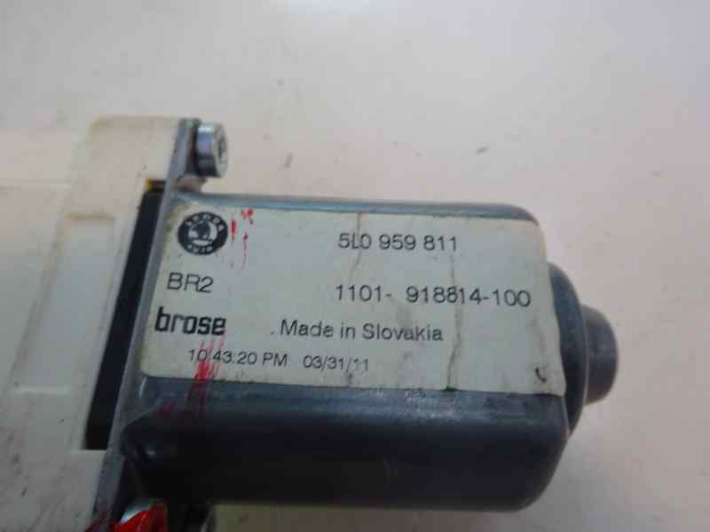 MOTOR ELEVALUNAS TRASERO IZQUIERDO SKODA YETI 1.2 TSI MT 105CV | 77KW