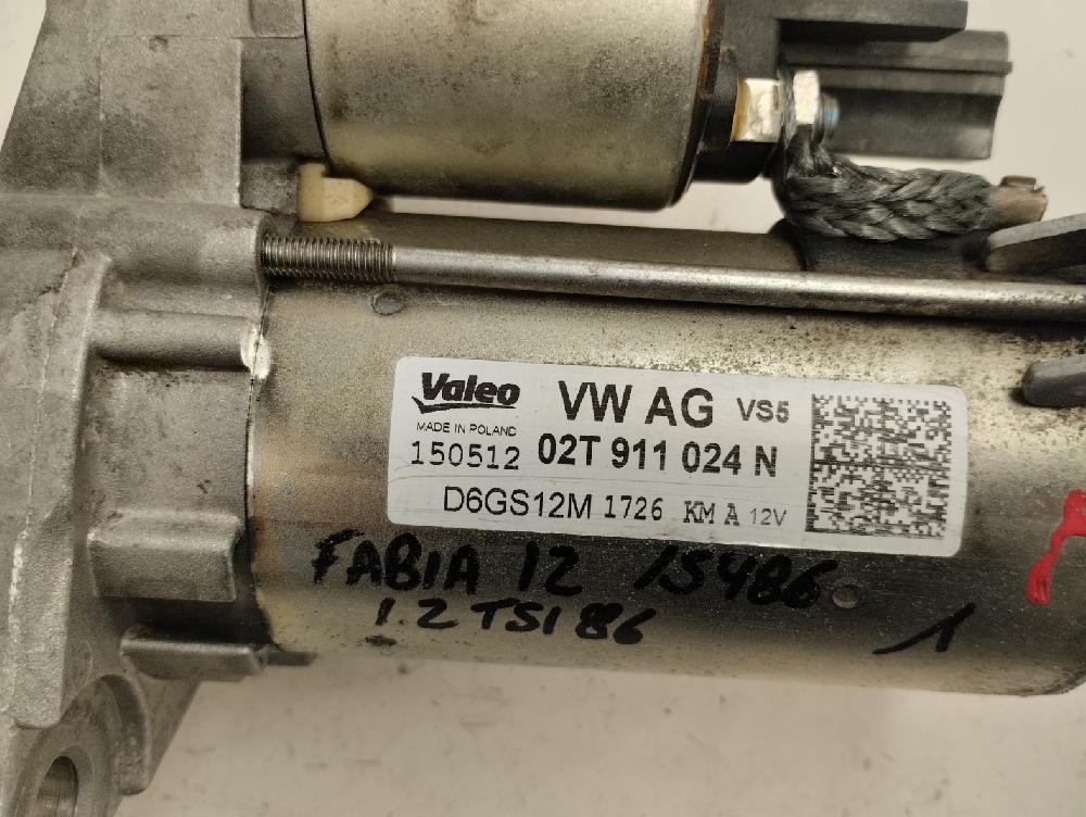MOTOR ARRANQUE SKODA FABIA 1.2 TSI MT 86CV
