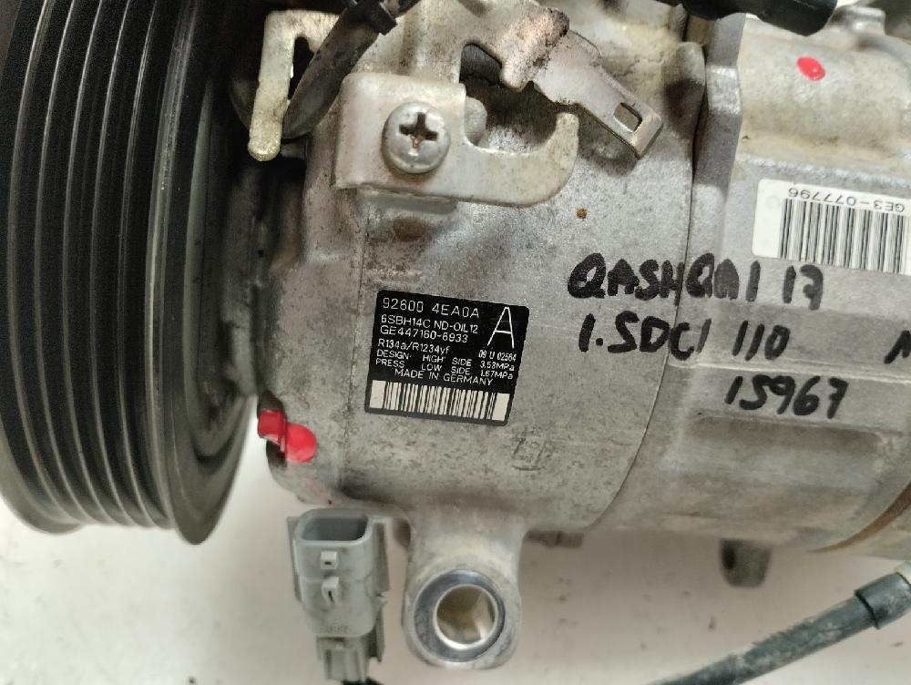 COMPRESOR AIRE ACONDICIONADO NISSAN QASHQAI 1.5 DCI MT 110CV