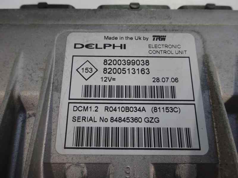 CENTRALITA MOTOR UCE RENAULT MEGANE 1.5 DCI MT 86CV