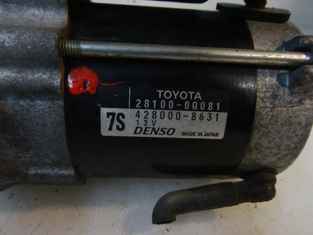 MOTOR ARRANQUE TOYOTA YARIS 2016 1.0 MT 69CV