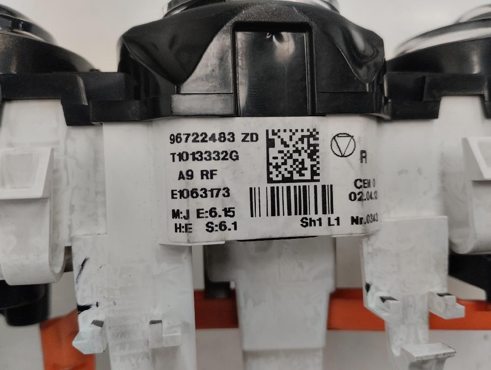 MANDO CALEFACCION AIRE ACONDICIONADO PEUGEOT 208 1.4 HDI MT 68CV