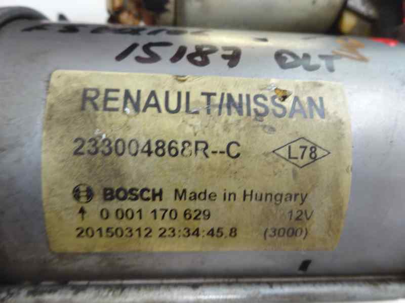 MOTOR ARRANQUE NISSAN QASHQAI 1.5 DCI MT FWD 106CV