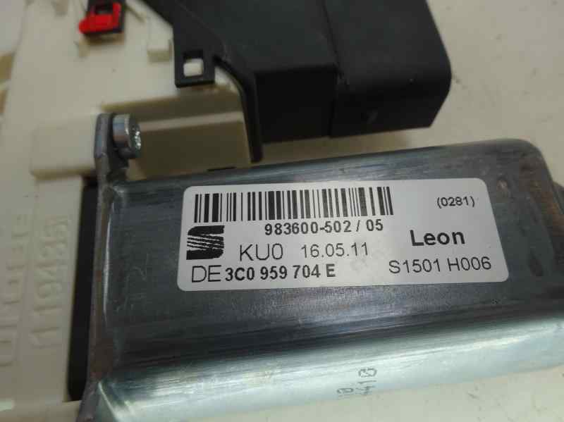 MOTOR ELEVALUNAS TRASERO DERECHO SEAT LEON 1.6 MT 102CV | 75KW