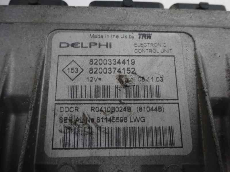 CENTRALITA MOTOR UCE RENAULT MEGANE 2004 1.5 DCI MT 82CV | 60KW