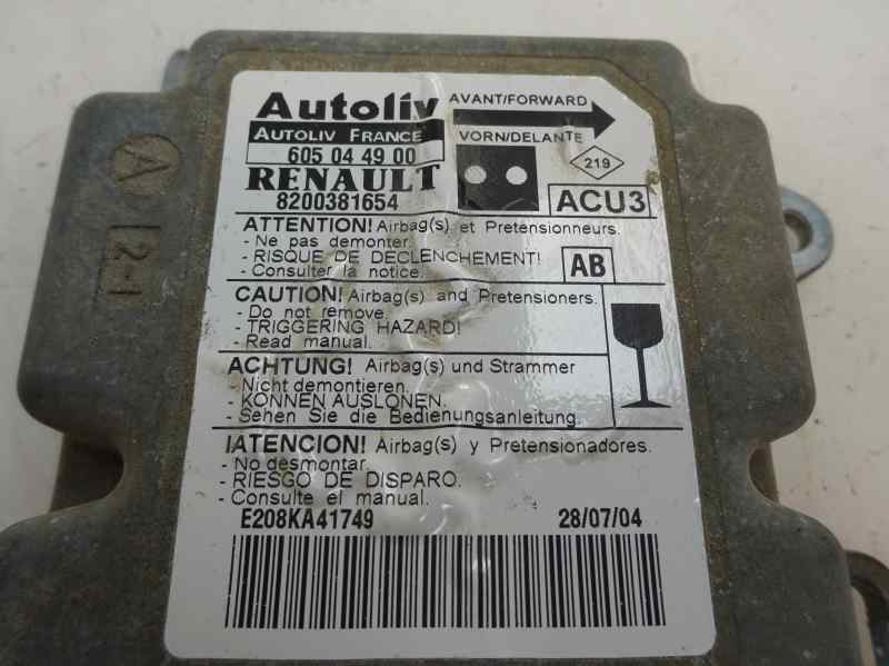CENTRALITA AIRBAG RENAULT KANGOO 1.5 DCI MT 68CV | 50KW