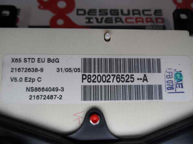 CUADRO INSTRUMENTOS RENAULT CLIO 1.5 MT 65CV | 48KW
