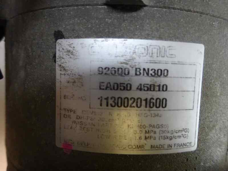 COMPRESOR AIRE ACONDICIONADO NISSAN ALMERA 2.2 D MT 110CV | 82KW
