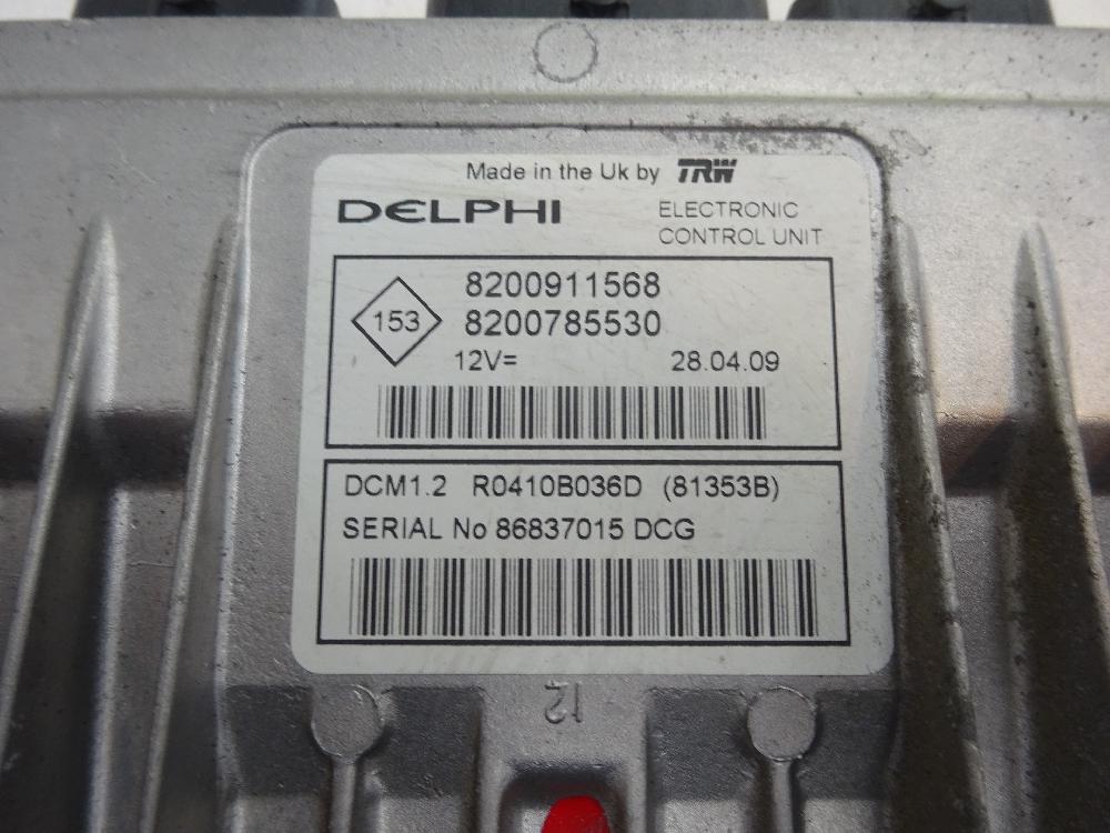CENTRALITA MOTOR UCE DACIA SANDERO 1.5 DCI MT 68CV