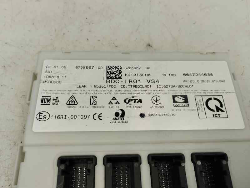 CAJA RELES FUSIBLES BMW X1 1.5 16D SDRIVE MT 116CV