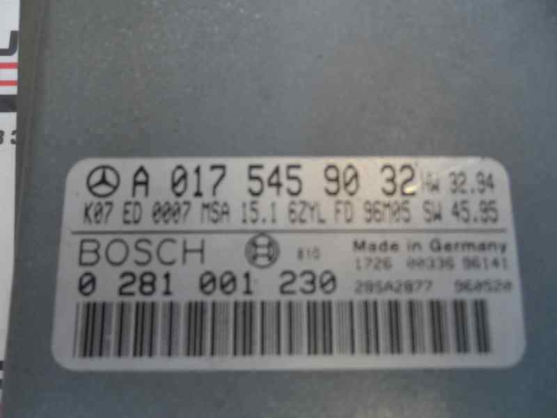 CENTRALITA MOTOR UCE MERCEDES BENZ CLASE E 3.0 E 300 D MT 136CV