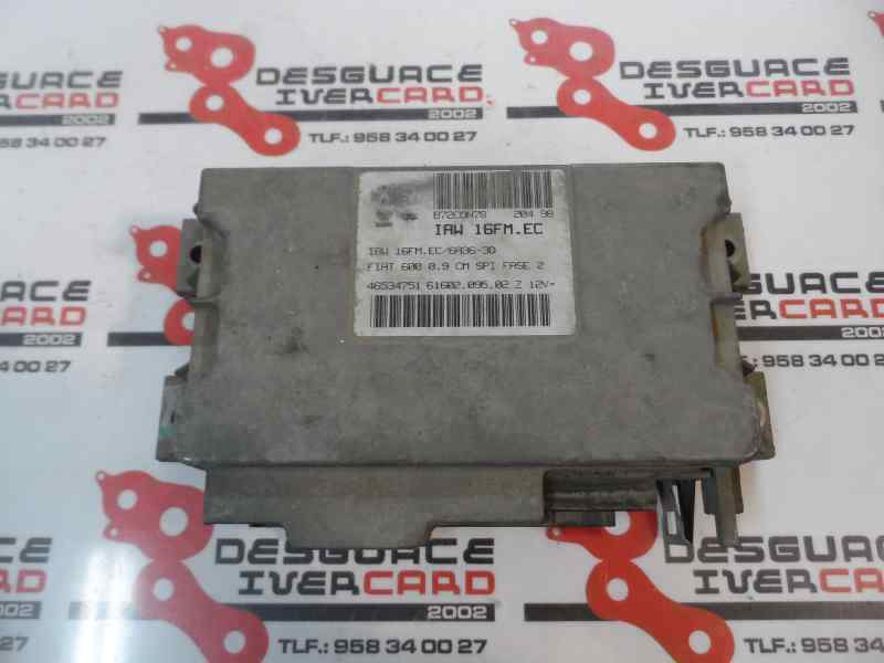 CENTRALITA MOTOR UCE FIAT SEICENTO 1999 0.9 MT 39CV | 29KW