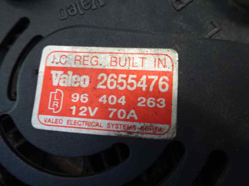 ALTERNADOR DAEWOO KALOS 1.2 MT 72CV