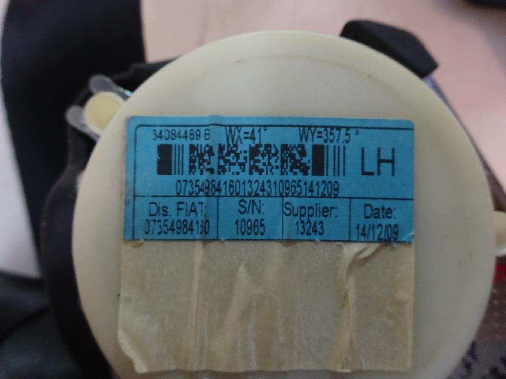 CINTURON SEGURIDAD TRASERO IZQUIERDO FORD KA 1.3 TDCI MT 75CV | 55KW