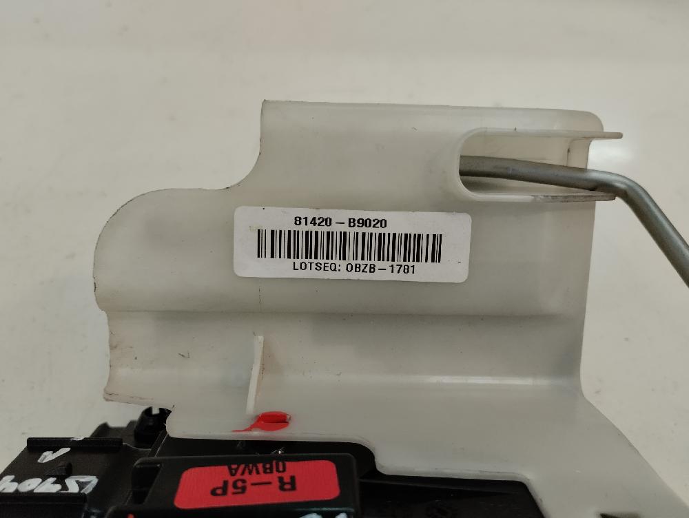 CERRADURA PUERTA TRASERA DERECHA HYUNDAI I10 1.0 MT 67CV | 49KW