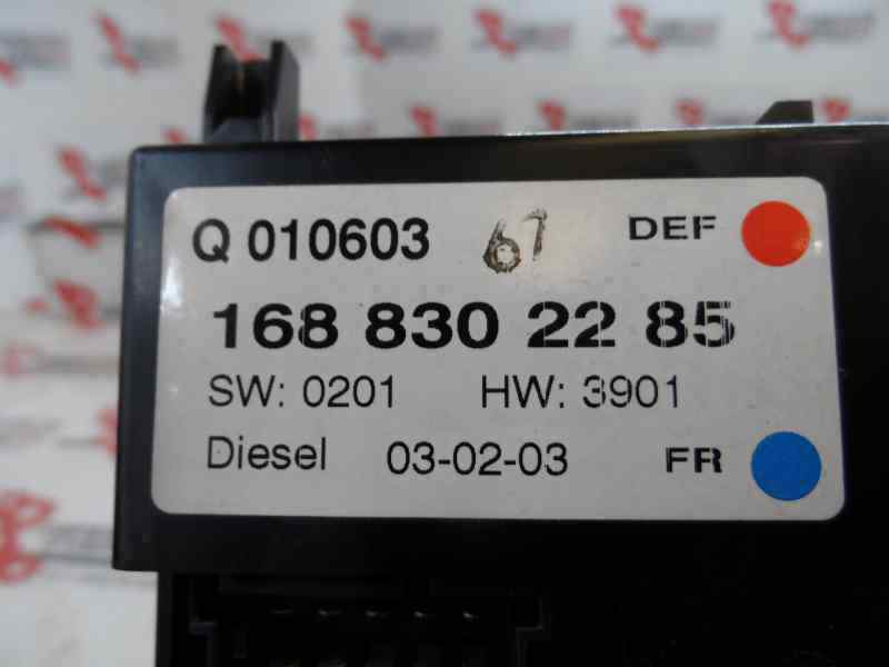 MANDO CALEFACCION AIRE ACONDICIONADO MERCEDES BENZ CLASE A 2003 1.7 A 170 CDI L MT 95CV