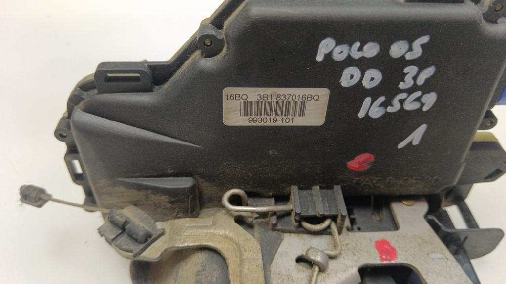 CERRADURA PUERTA DELANTERA DERECHA VOLKSWAGEN POLO 2005 1.4 16V MT 75CV | 55KW