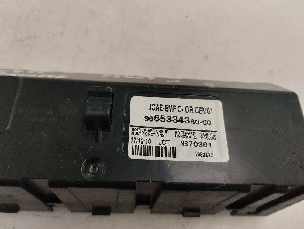 PANTALLA MULTIFUNCION CITROEN C4 2011 1.6 90CV HDI FAP