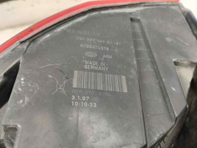 PILOTO TRASERO IZQUIERDO RENAULT SCENIC 2007 1.5 DCI MT 105CV