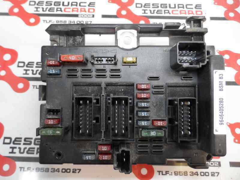 CAJA RELES FUSIBLES PEUGEOT 406 2.0 HDI MT 90CV