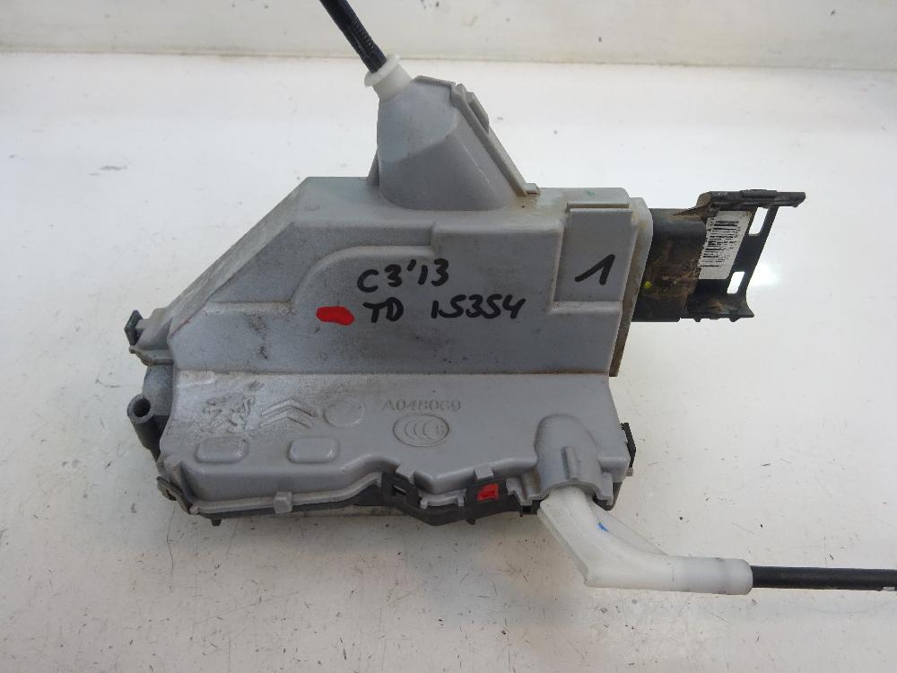 CERRADURA PUERTA TRASERA DERECHA CITROEN C3 1.6 HDI MT 92CV