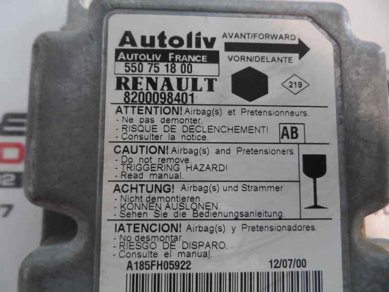 CENTRALITA AIRBAG RENAULT KANGOO 1.9 D MT 65CV | 48KW