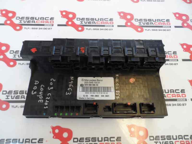 CAJA RELES FUSIBLES MERCEDES BENZ CLASE C 2003 2.2 MT 143CV | 105KW