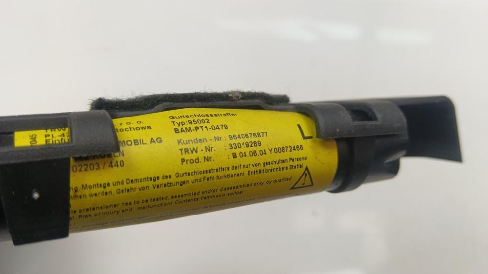 ANCLAJE CINTURON DELANTERO IZQUIERDO CITROEN C2 1.4 HDI MT 70CV