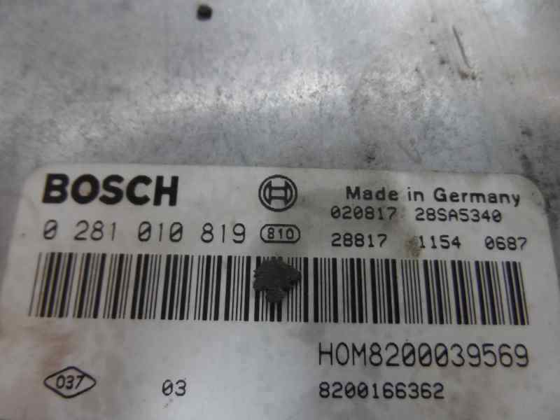 CENTRALITA MOTOR UCE RENAULT MEGANE 2002 1.9 DCI MT 102CV | 74KW