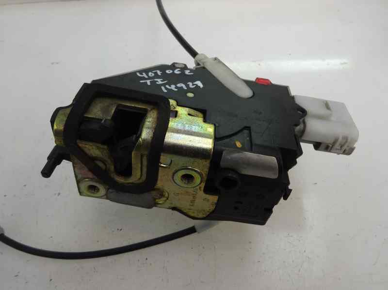 CERRADURA PUERTA TRASERA IZQUIERDA PEUGEOT 407 2.0 HDI MT 136CV