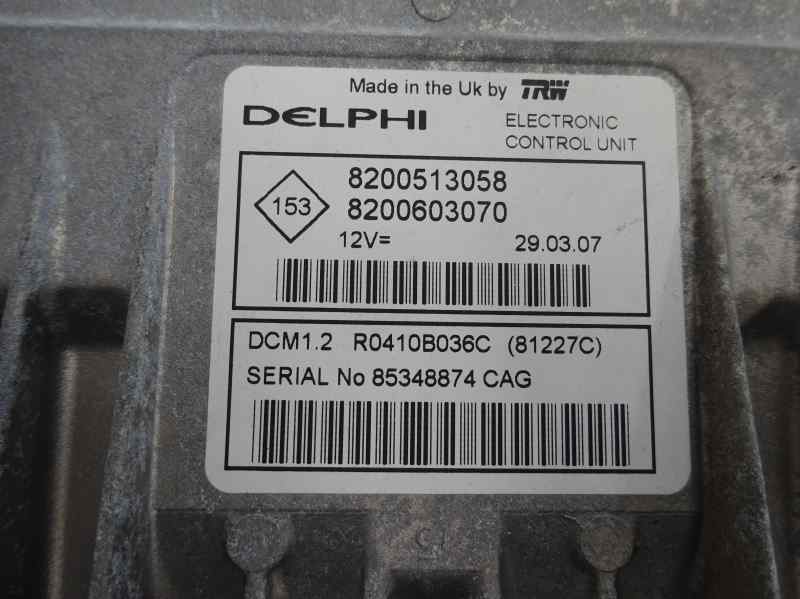 CENTRALITA MOTOR UCE DACIA LOGAN 1.5 D MT 70CV