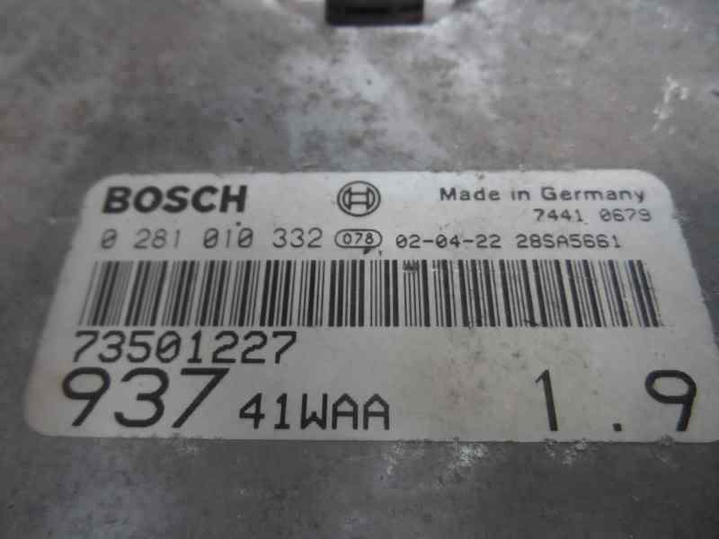CENTRALITA MOTOR UCE ALFA ROMEO 147 1.9 JTD MT 115CV